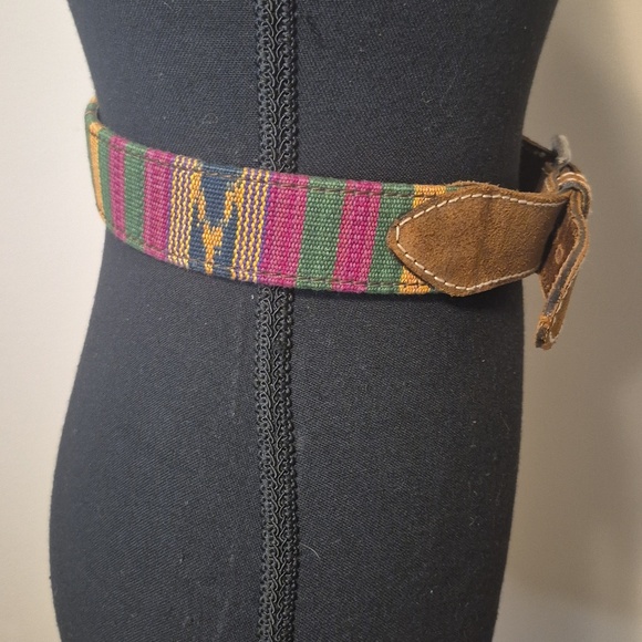 Accessories - Genuine Leather Made in Italy Multicolor Center Belt